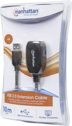 10 Ft Manhattan A-Male To A-Female Usb 2.0 Cable 10 Ft Manhattan A-Male To A-Female Usb 2.0 Cable